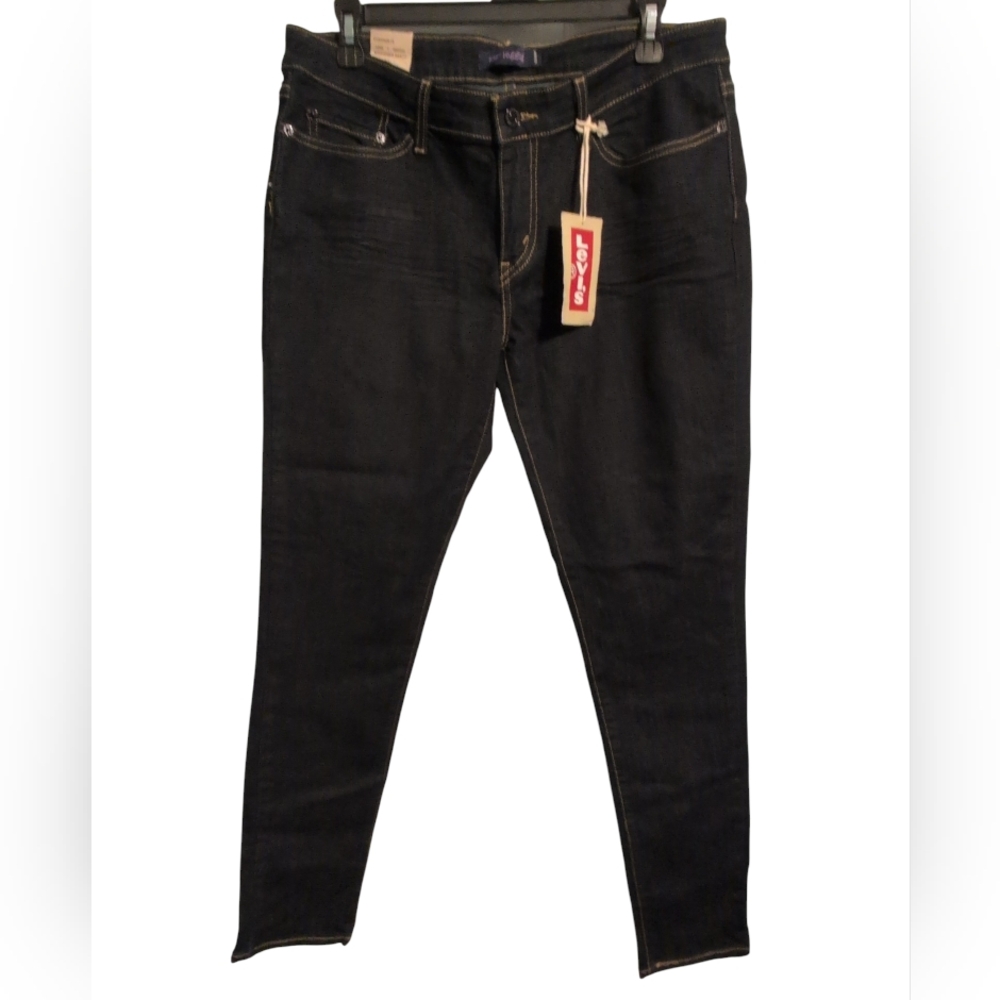 NWT Levi's Women's Dark Blue Skinny Jeans 535 Legging Stretch 15M Juniors